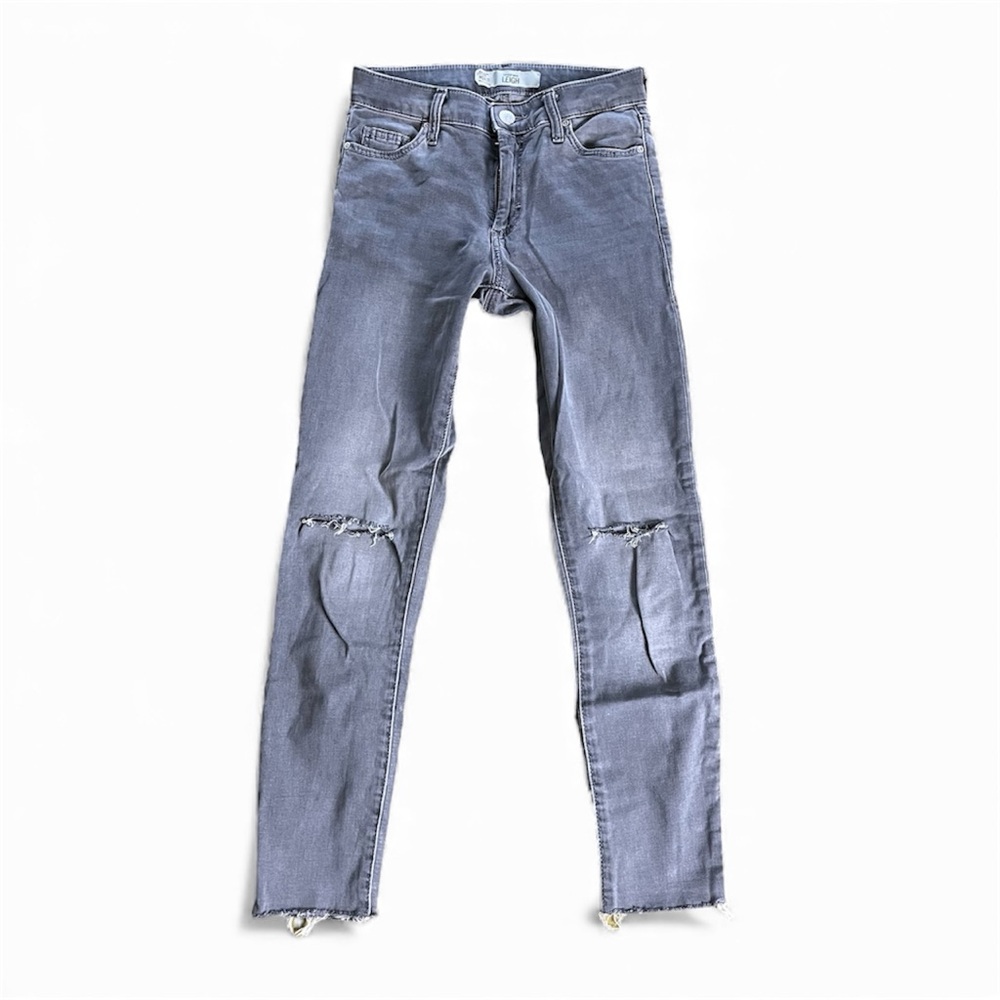 Topshop Moto Leigh Gray Jeans